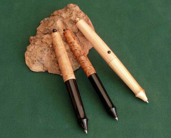 Kugelschreiber ohne Bausatz drechseln
